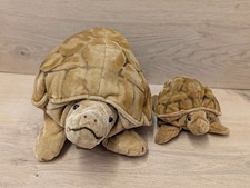 Vintage Merrythought Plush Tortoises mum and baby plush toys bundle
