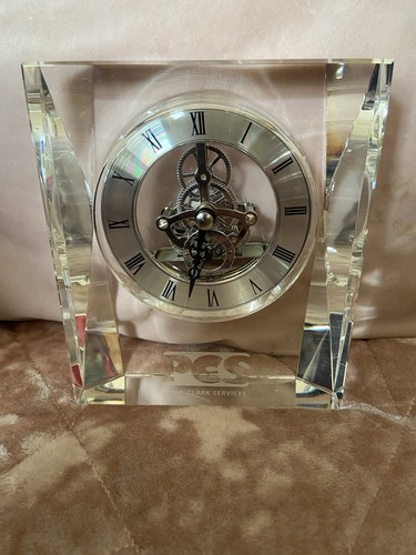 Crystal skeleton clock
