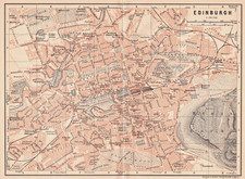 Edinburgh city map plan