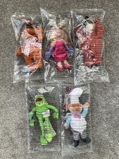 McDonald’s 2002 The Muppets show soft Toys Figures x 5 part Set MIPS Kermit Chef