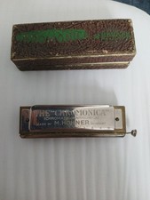 Vintage M. Hohner The Chromonica Chromatic Key C Harmonica Original Box Germany