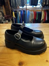 Vagabond Black Mary Jane Cosmo 2.0  Buckle Shoes Size 7 40