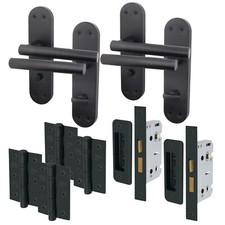 Black Bathroom Door Handle