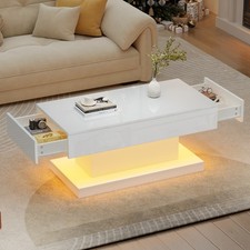 Rectangular LED Coffee Table