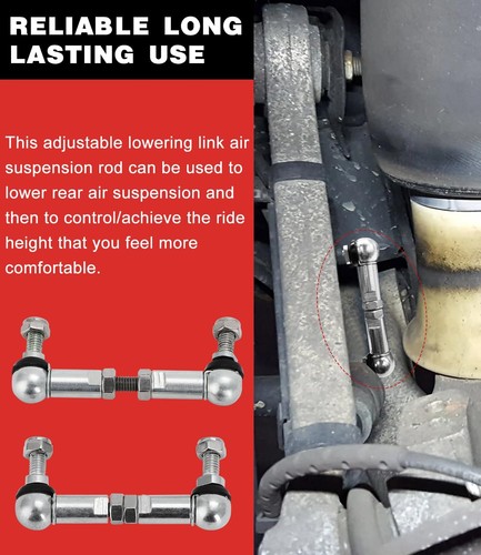 Pair adjustable lowering links - adjustable,