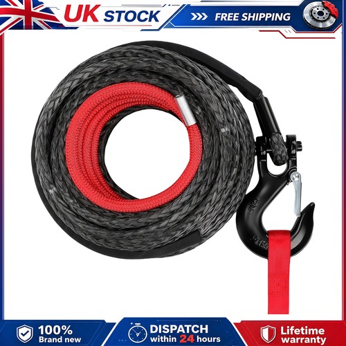 Black synthetic winch - winch, line