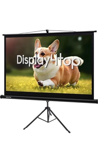 New portable projector - new, 60"
