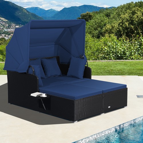 Patio daybed rattan - pe, wicker