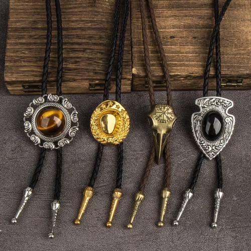 New stunning cowboy bolo ties - ,