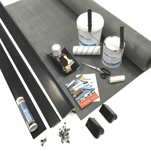 Rubber roof kit for flat - roof,