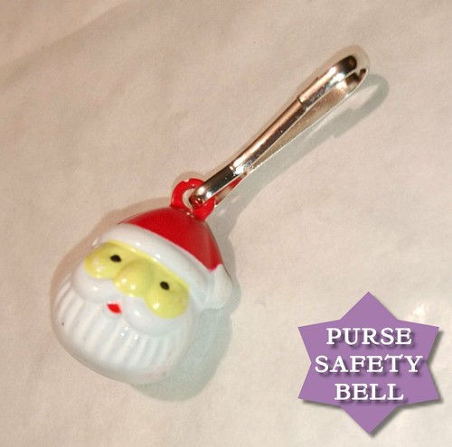 Santa purse bell christmas - santa,