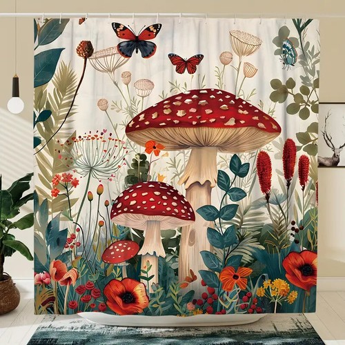Mushroom plant butterfly - mushroom,
