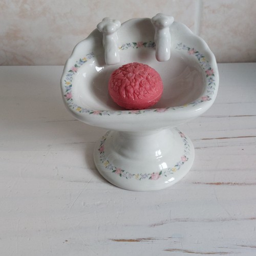 Vintage pedestal sink - pedestal, soap