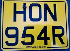 Honda 'HON954R *Premium Private Plate*