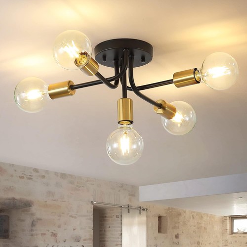 Mid century style light - mid-century, 5-light
