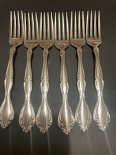Vintage ONEIDA COMMUNITY CANTATA Forks x 6 Stainless Steel Cutlery