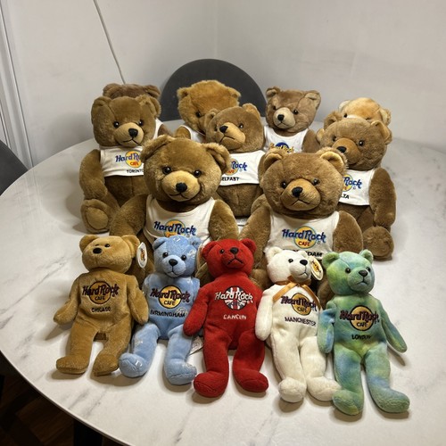 Hard rock cafe teddy bears - hard,