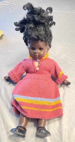 Vintage black doll plastic - vintage,