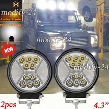 2PC 4.3" Round LED Work