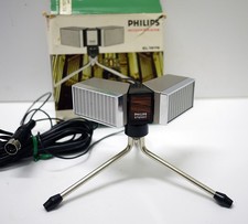 Vintage PHILIPS EL-1979 Stereo Cardioide Dynamic Microphone - Made in Holland