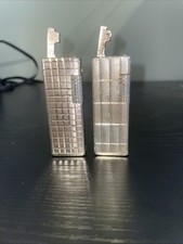 Ronson Rolla Lighters x 2 Gold