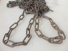 Large Vintage Iron Chain Lighting Hanger Light Old Antique 372"