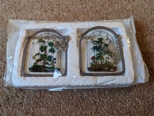 2 x 6x5cm Stained Glass Panels