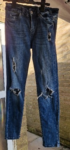 Denim jeans blue ladies - denim,