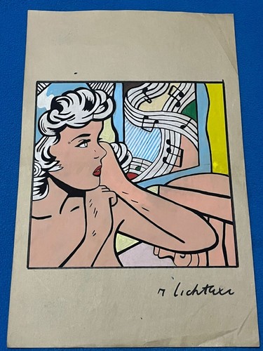 Roy lichtenstein drawing and - roy,