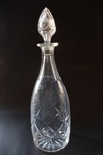 Vintage Art Deco Tapered Glass Decanter, circa.1920s-30s.