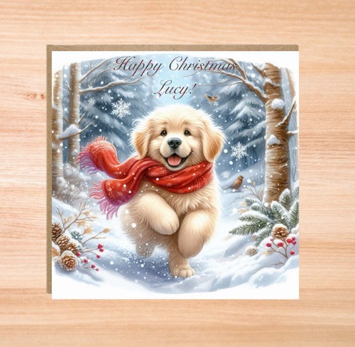 Personalised golden retriever - personalised,