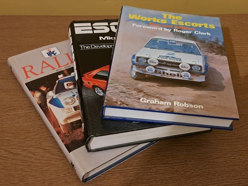 Ford escort rally books - rally,