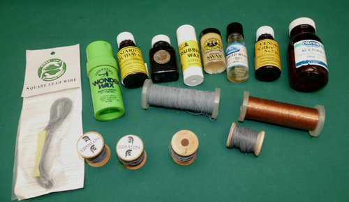 Job lot fly tying - , wax