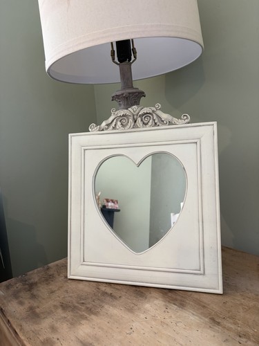 Shabby chic heart shape