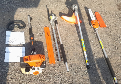 Stihl km111r with trimmer - with,