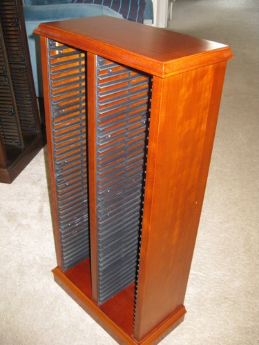 Medium stained wood storage - wood,