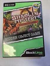 PC Game Shaolin Mystery Jade Dragon Staff Hidden Object CD ROM 2012 Black Lime