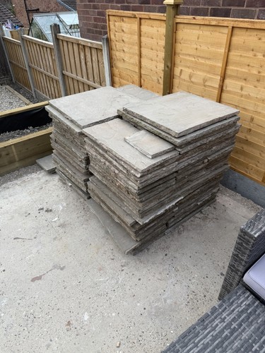 Reclaimed indian stone paving - stone,