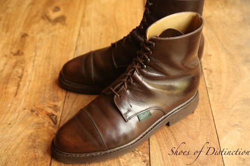 Paraboot brown leather - brown,