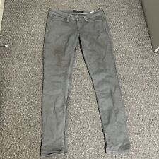 Levi's Demi Curve Jeans Womens W29 L32 Grey Low Rise Skinny Stretch Zip Fly