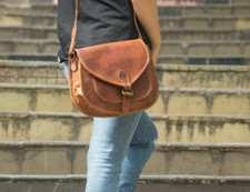Leather Bag Vintage Handmade