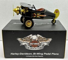 Harley-Davidson Bi-Wing Pedal Plane 1:6 Scale Die Cast Replica 96879-05V New
