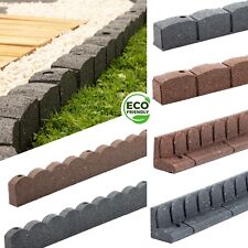 Garden Edging Lawn Border Flexible Shape Wall Path Eco Recycled Rubber Spiral