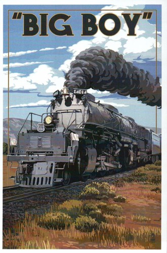 Big boy locomotive - locomotive, union