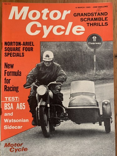 Vintage motor cycle magazine - vintage,