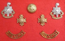 Cap Badges, Collar Badges, Shoulder Titles, Button - Royal Sussex Regiment