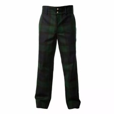 Men's Tartan Trousers Trews Golf Pant Scotish Highland Wear Kilt Argylle Charlie
