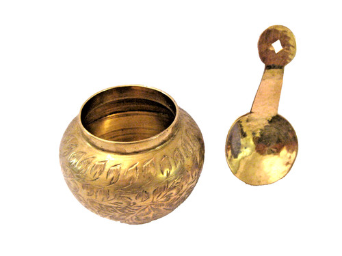 Vintage indian solid brass - solid,