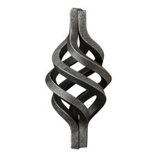 Wrought Iron Gate/Fence Components -Basket/Cage - Qty 20 -16x16mm Base 145x65mm