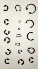 Various Circlips (18 off )